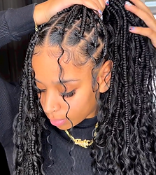 Smedium Bohemian Knotless (Synthetic)