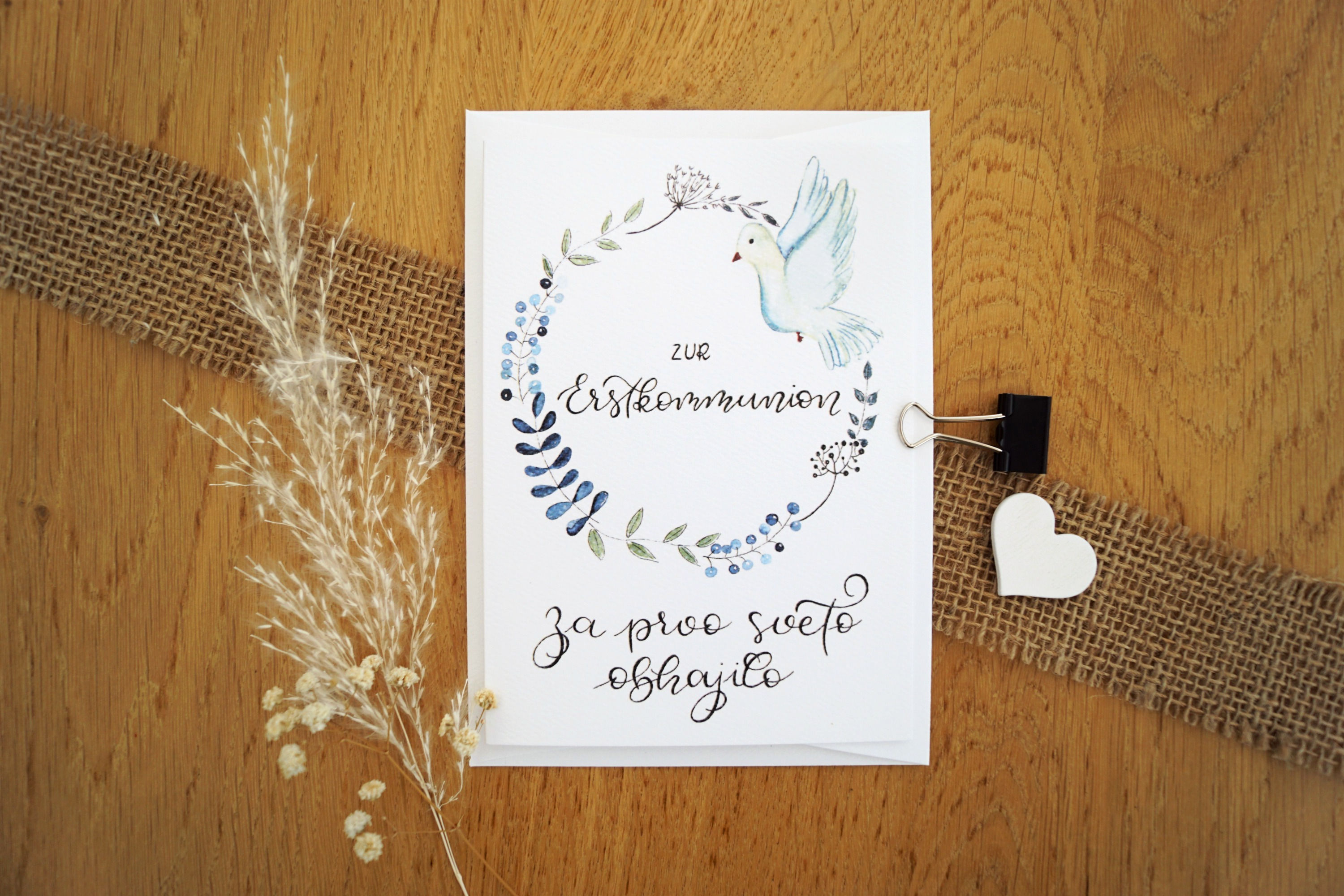 Karte "Zur Erstkommunion"
