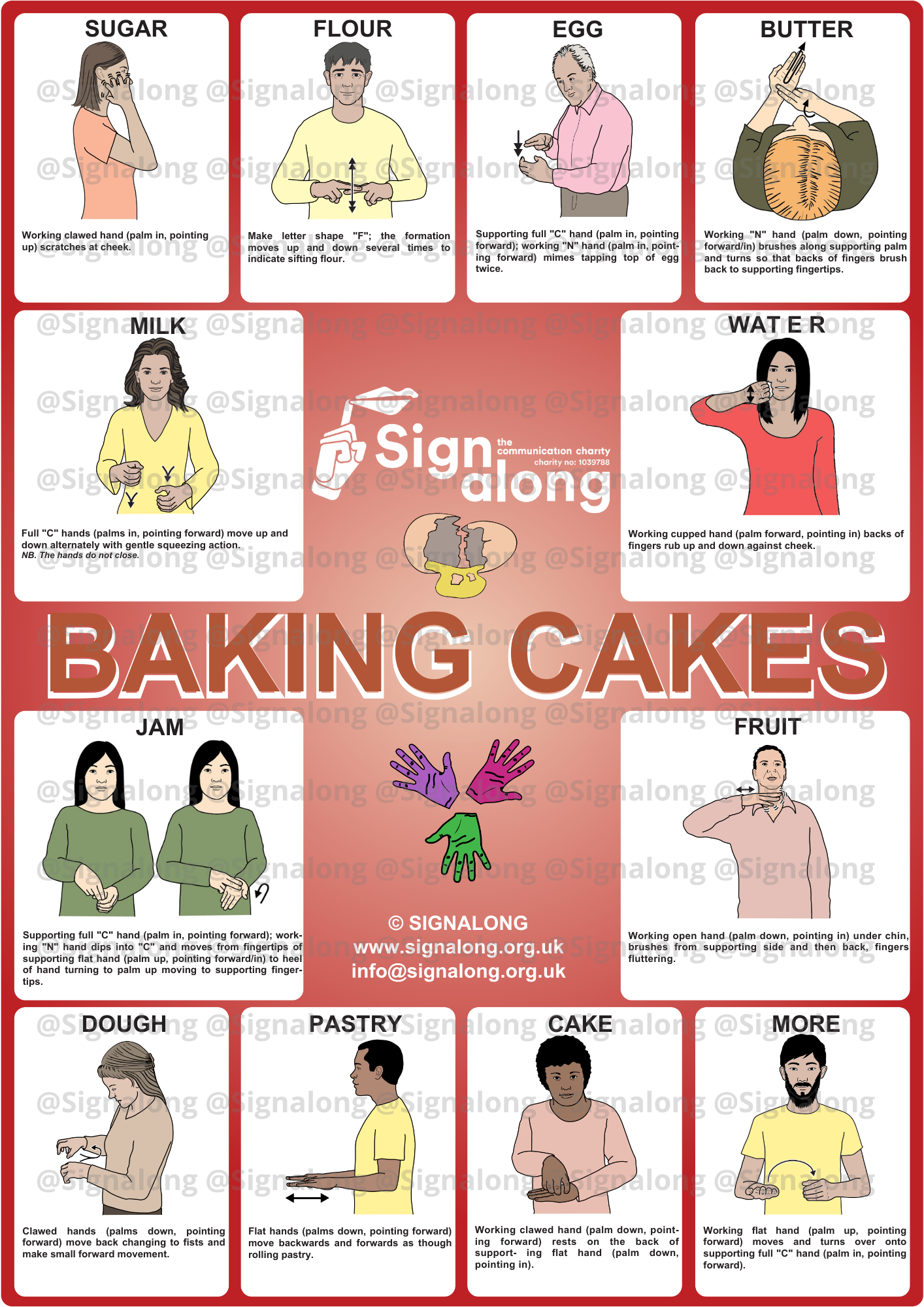 January Freebie Friday - Baking Cakes Poster