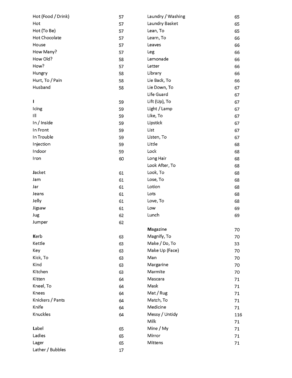Thumbnail: Social Awareness Resource Contents Page
