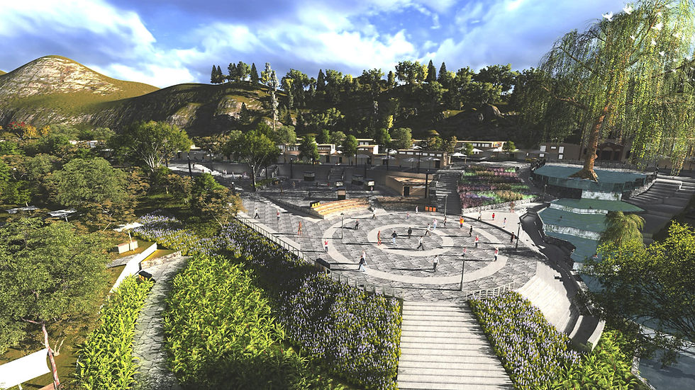 Paisaje Recreativo - Proyecto Parque Monumental.