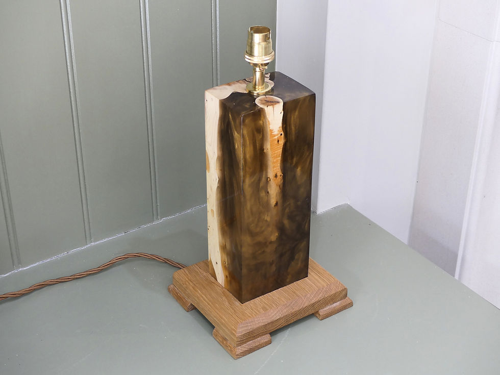 Thumbnail: Yew Resin Lamp