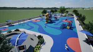 Playground and Outdoor Physical Exercise Area