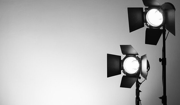 Foto del estudio de las luces