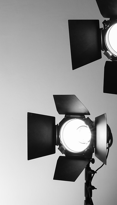 Foto del estudio de las luces