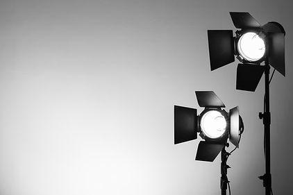 Foto del estudio de las luces