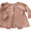 Thumbnail: Baby jacket  scalloped edge - luxury handmade - newborn gift