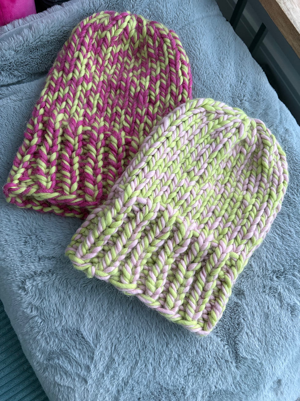Thumbnail: Chunky beanie hat - bespoke Irish alpaca wool