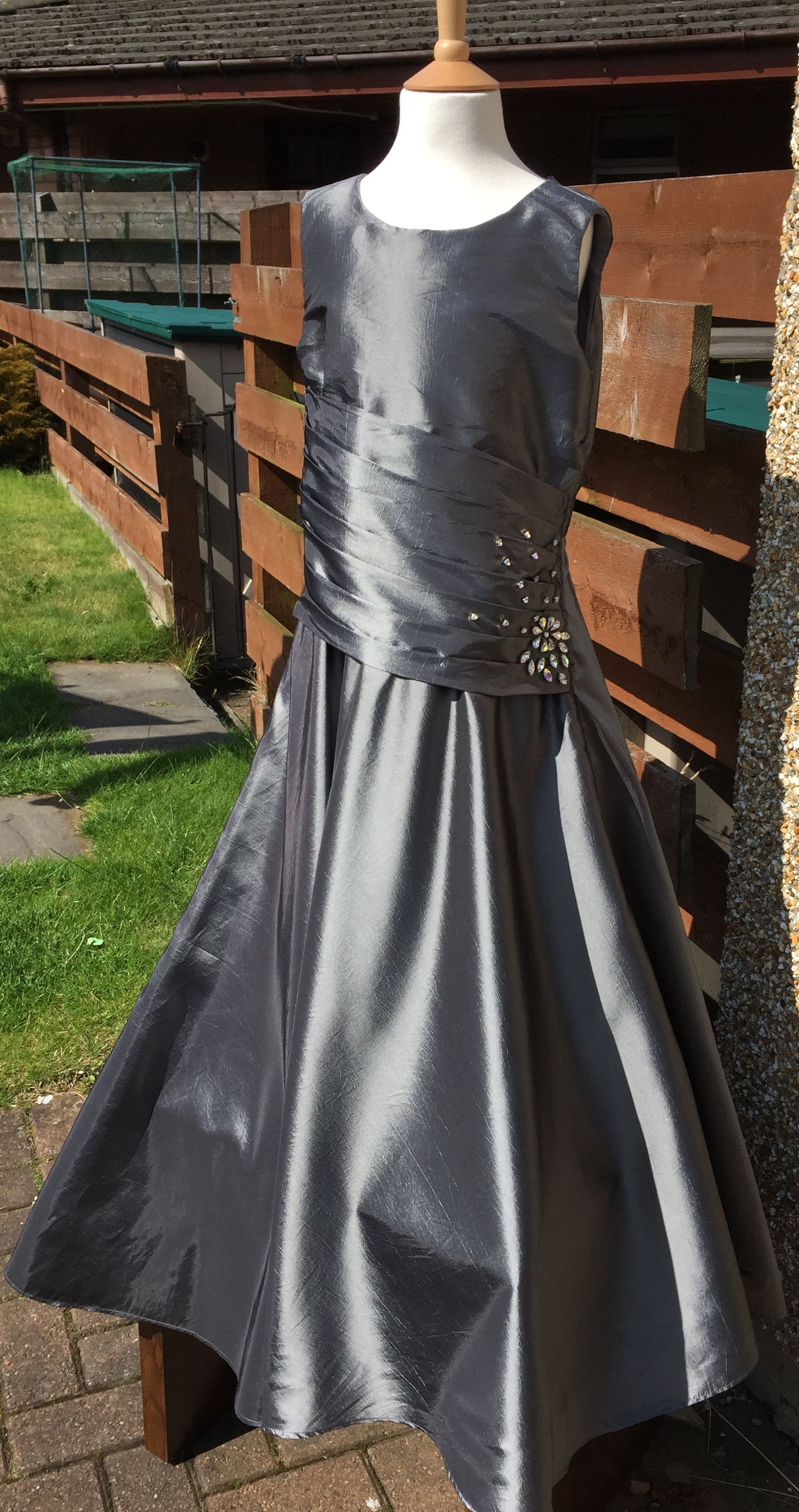 Grey Taffeta