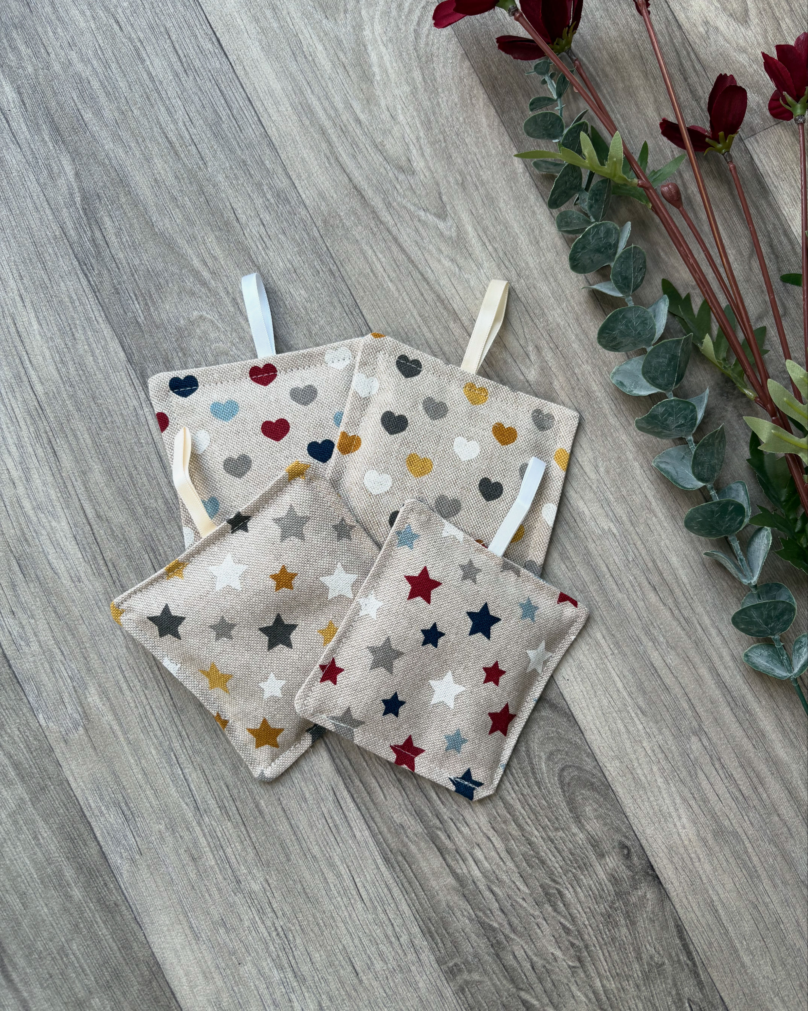 Lavender Sachet: Natural Dried Lavender Moth Repellent Heart Gift