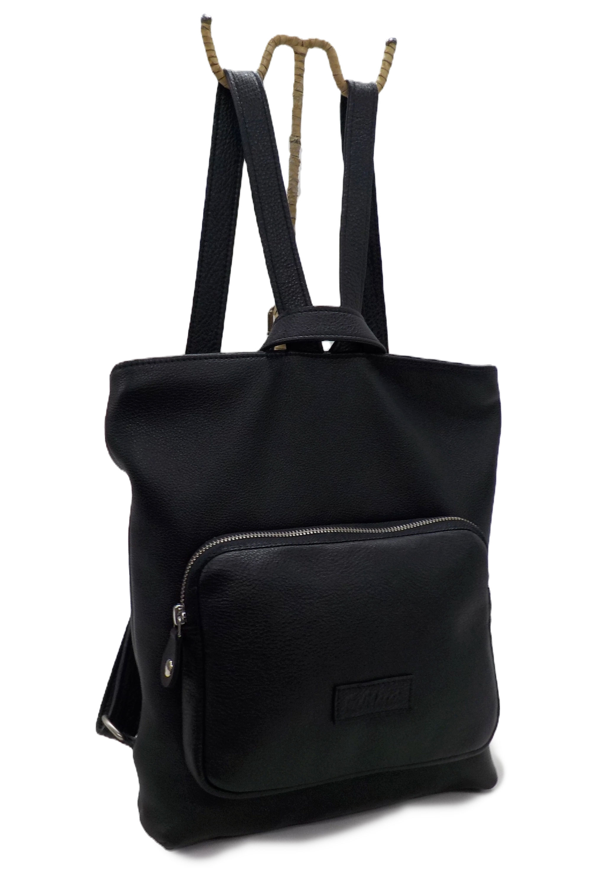 delantero de la Mochila LURRA negra