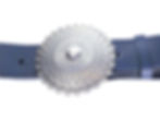 Cinturón Cuero Azul marino 40 mm. Ancho hebilla 1