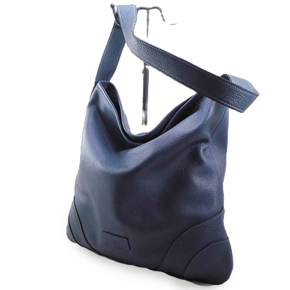 Bolso de hombro de cuero gris plomo modelo Diana para mujer