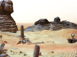 Maqueta desierto- 1:100