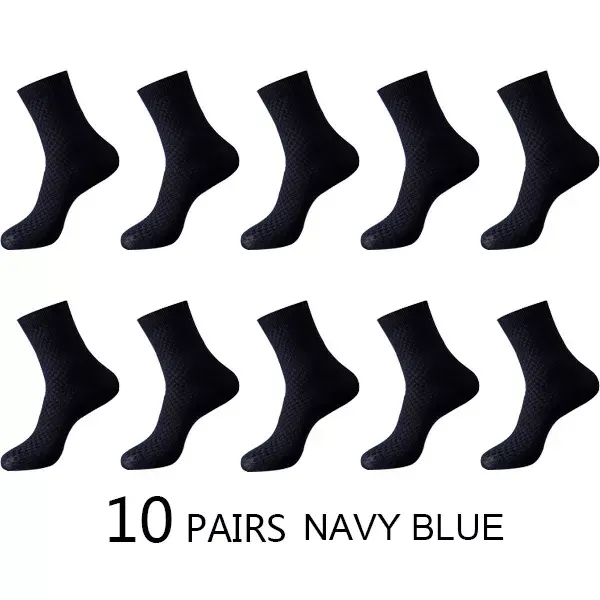 Thumbnail: 10-Pack Men’s Bamboo Compression Socks, Breathable (EU 38–45)