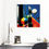 Thumbnail: Framed Single Art Piece Mural | Square "City"