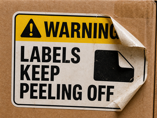 Why Your Labels Keep Peeling Off
