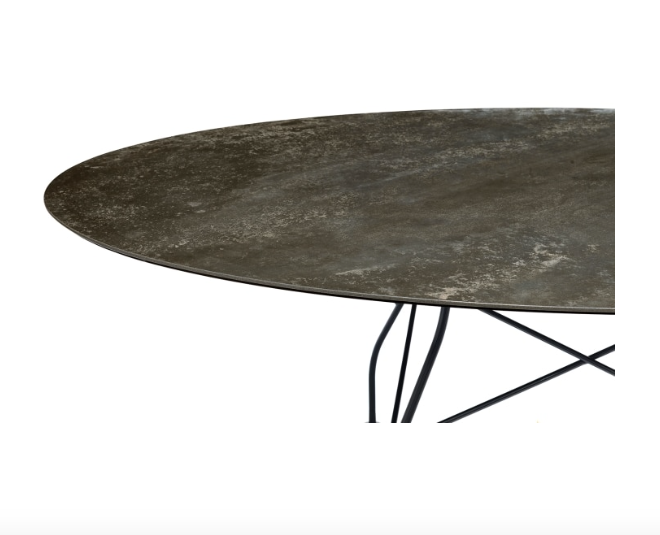 Miniature : GLOSSY MARBLE  noir/bronze ancien
