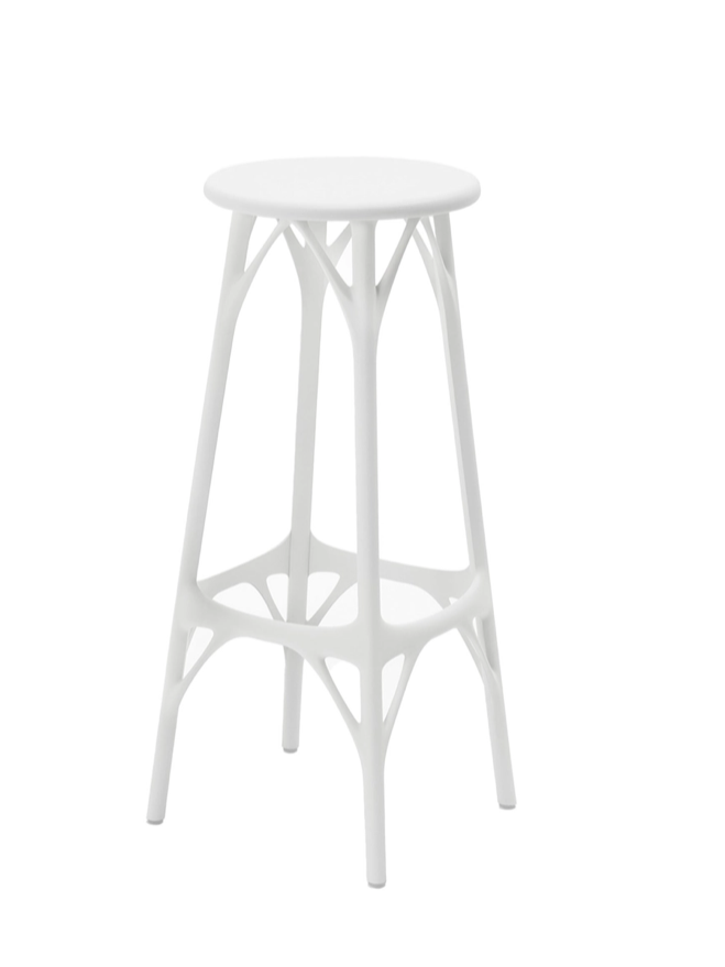 A.I. STOOL LIGHT Blanc Hauteur 75 CM