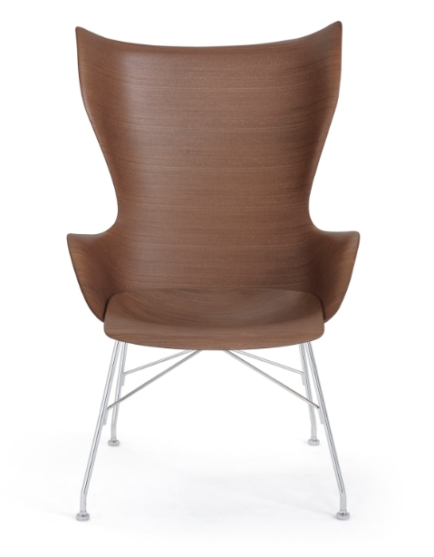 K/WOOD chrome/hêtre foncé