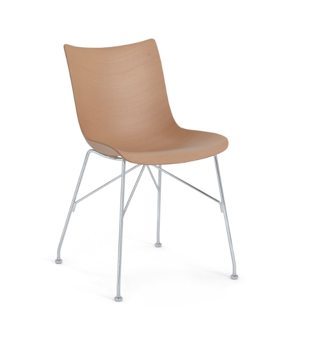 P/WOOD hêtre clair/chrome