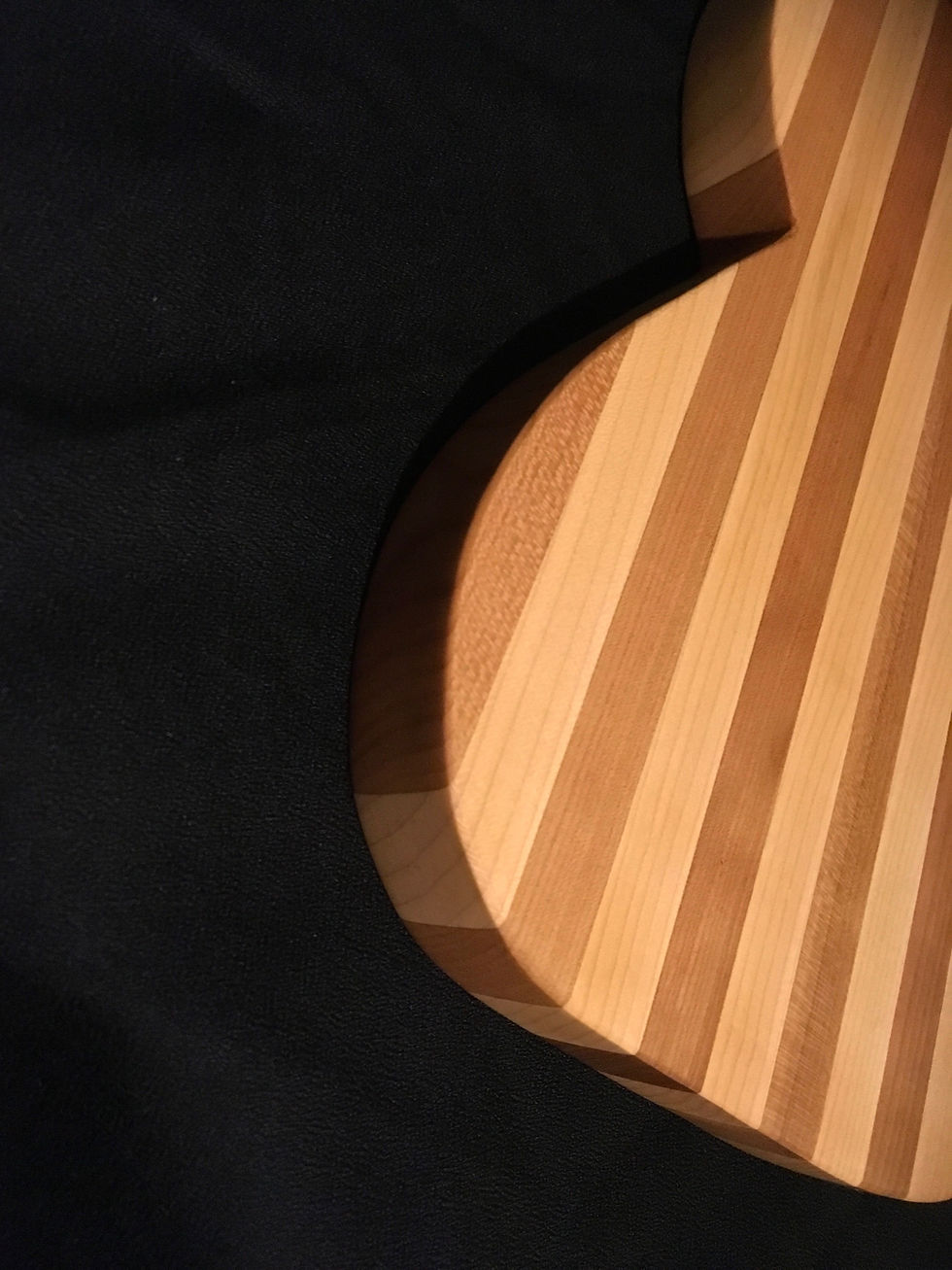 Thumbnail: Cat Shaped Wood Cutting Board - Cherry and Maple - Edge Grain