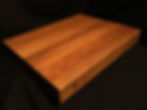 Large Chef's Wood Cutting Board top