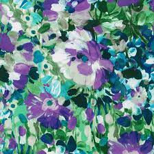 Fabric: Painterly Petals - Garden