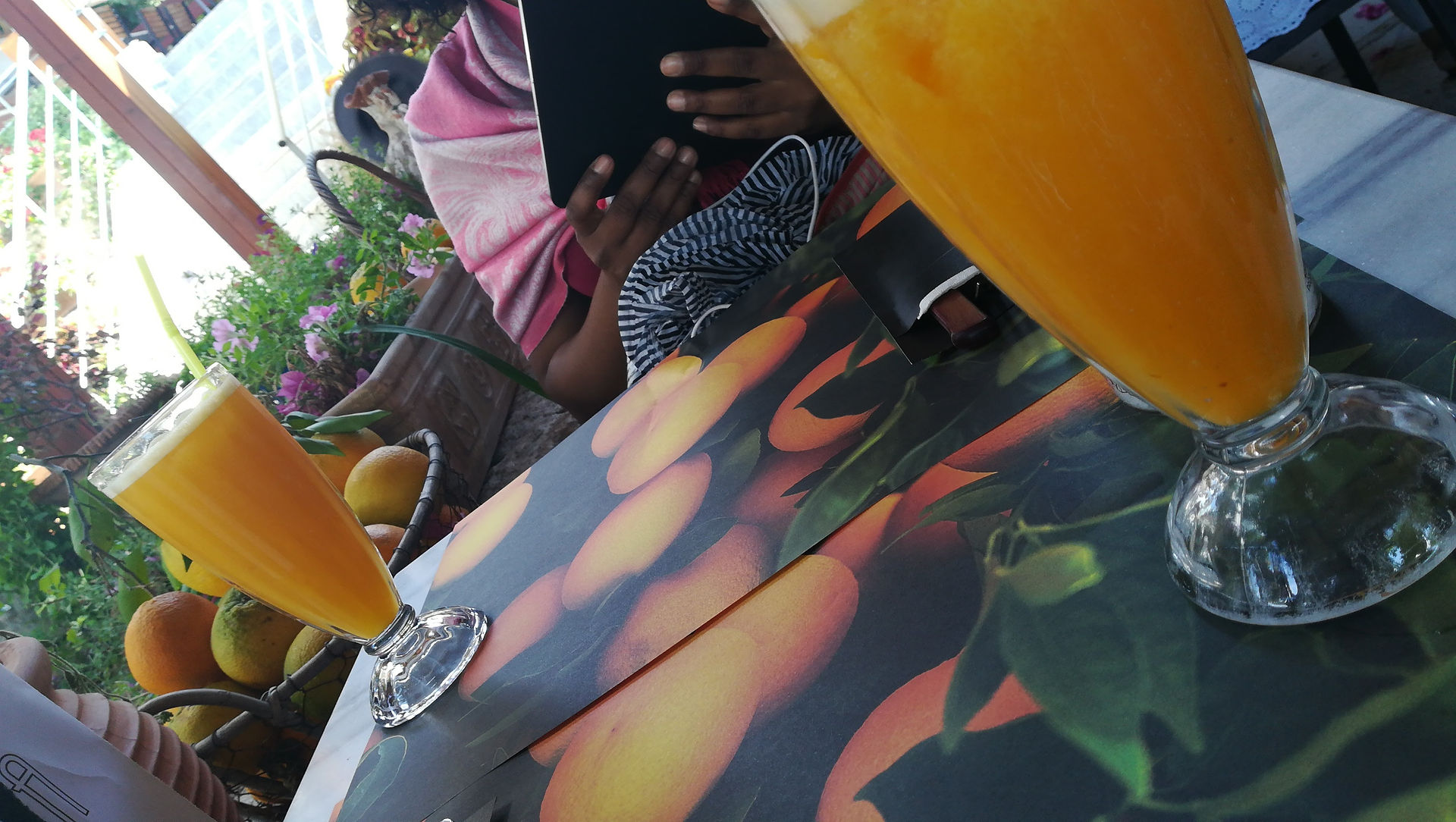 Fresh squeezed orange juice