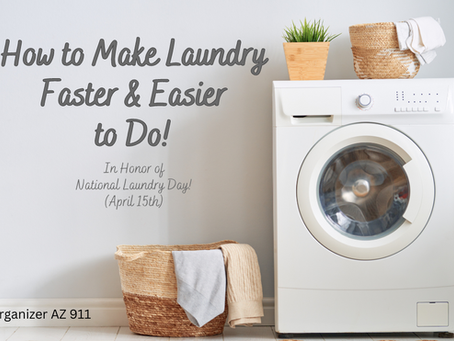 How to Make Laundry Faster & Easier To Do!