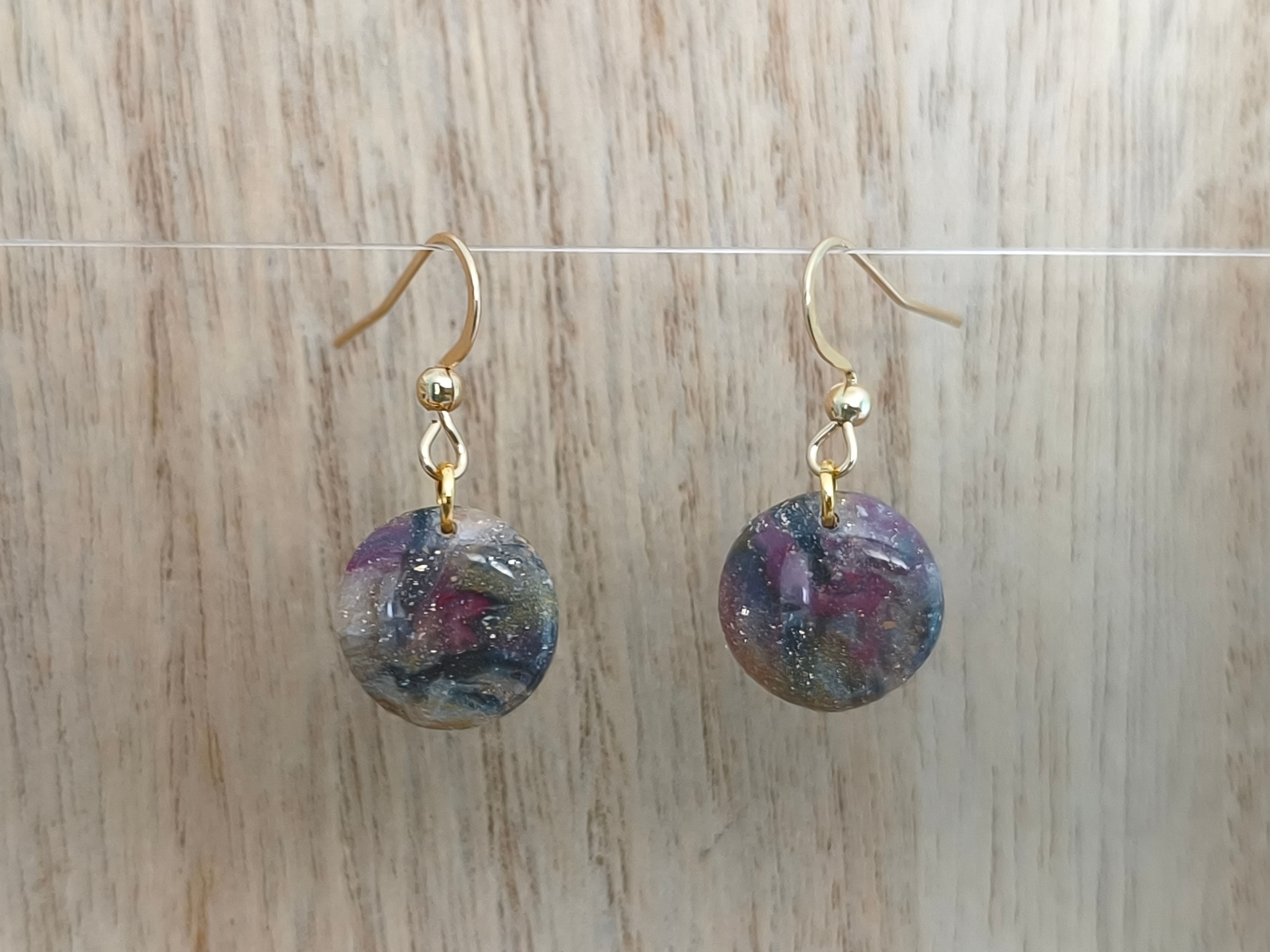Boucles d'oreilles "cosmos"013