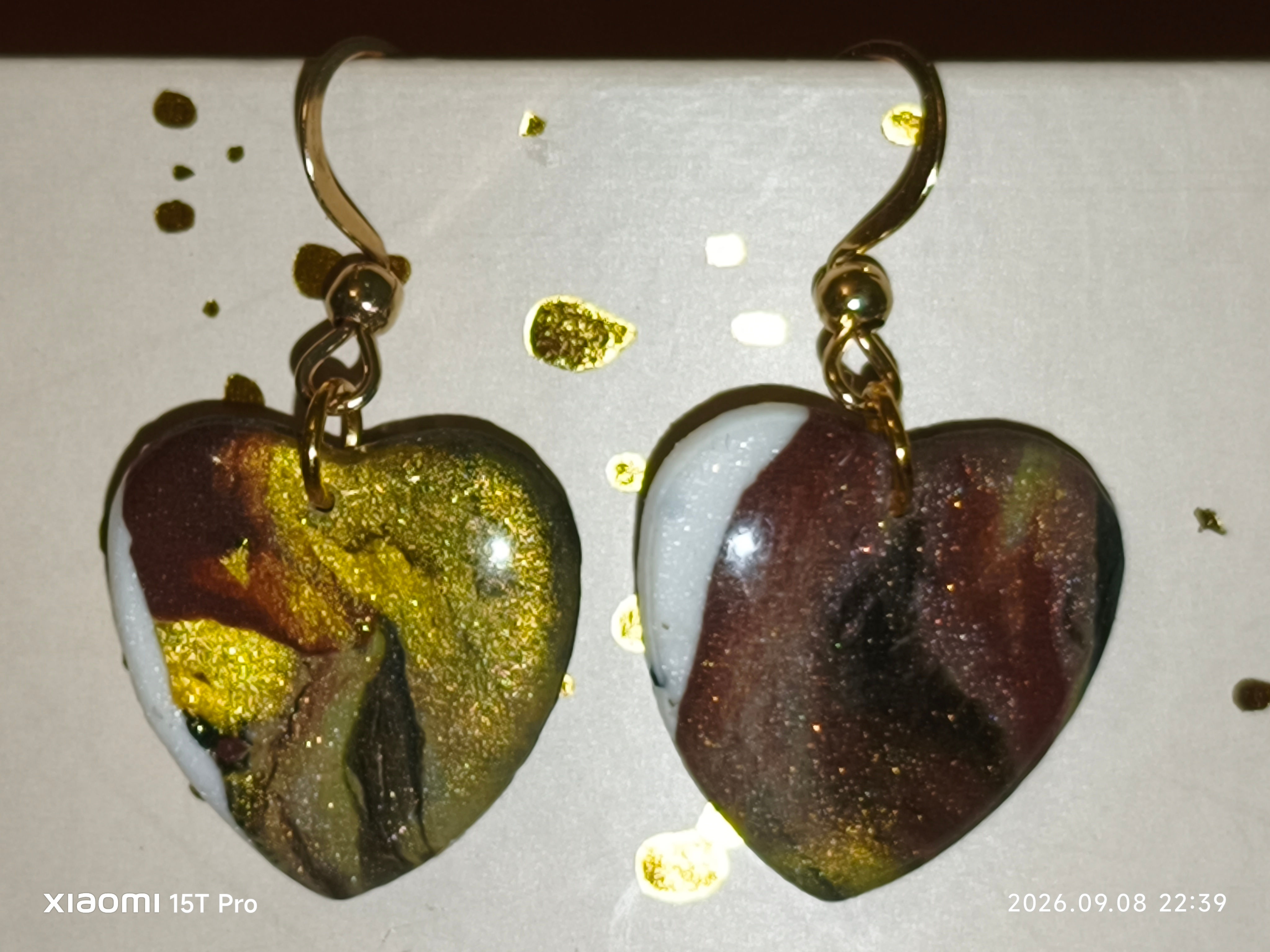 Boucles d'oreilles "moka" 028
