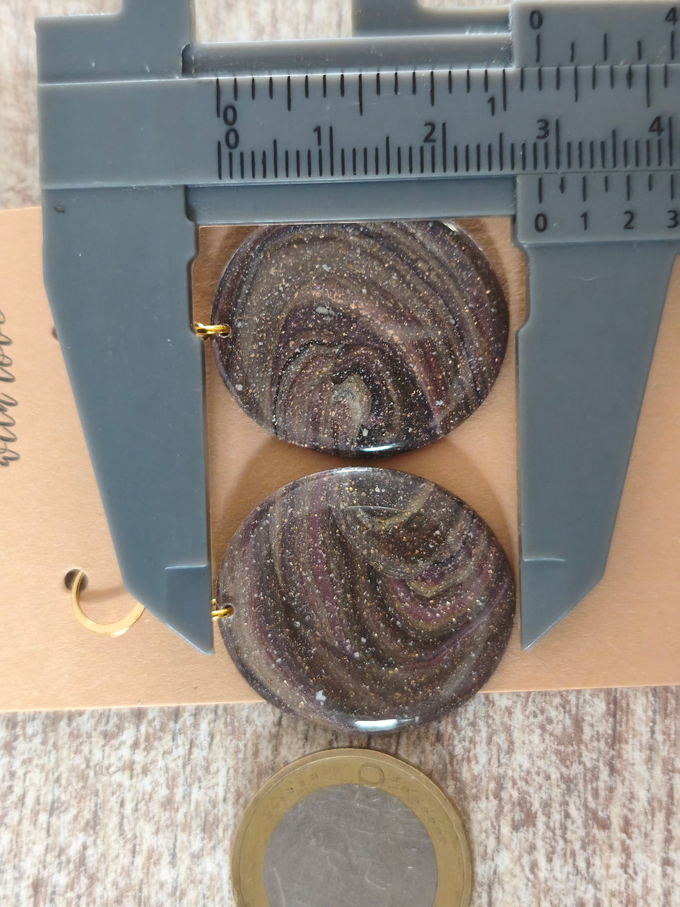 Miniature : Boucles d'oreilles "voie lactée" 016