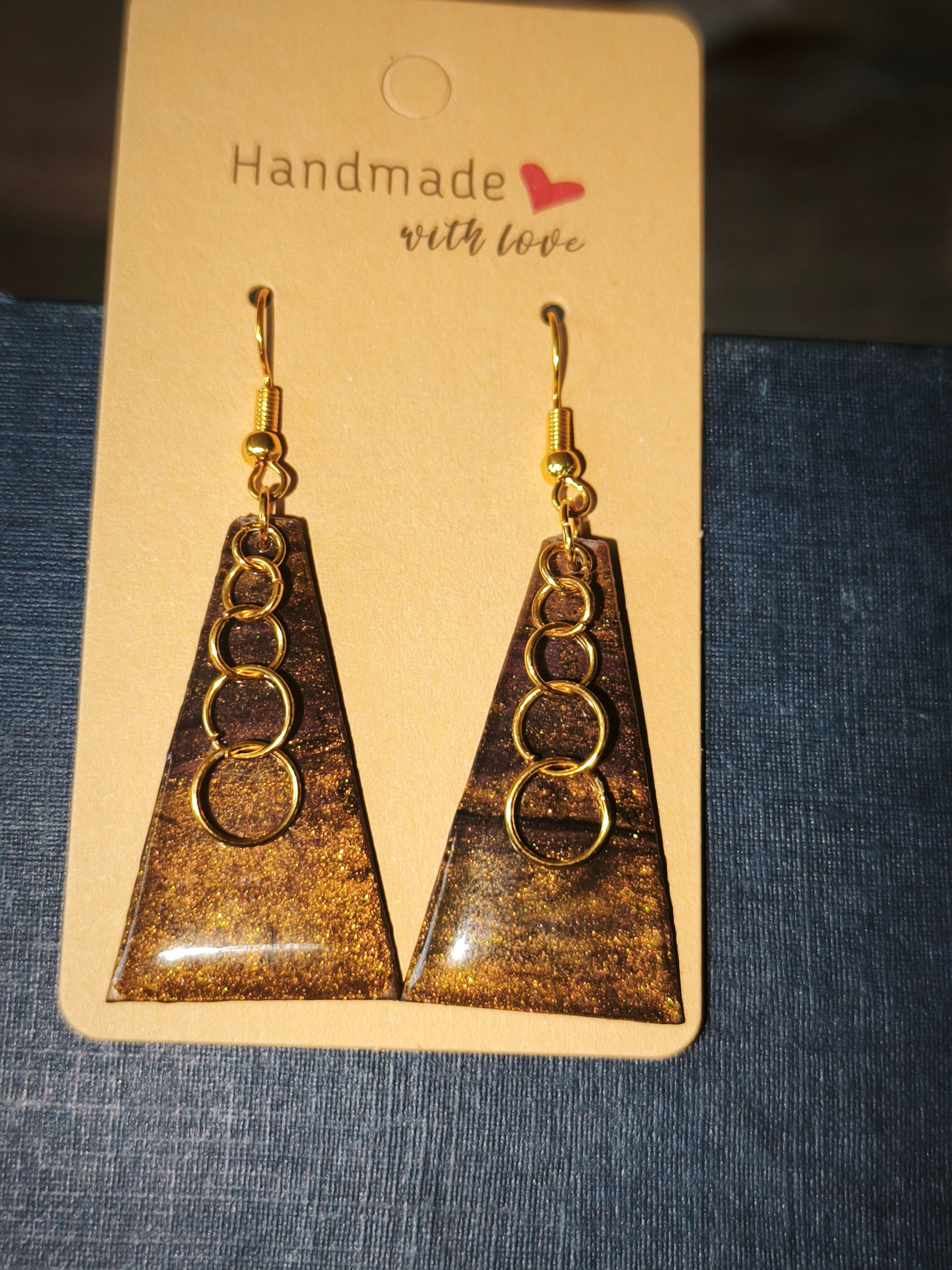 Boucles d'oreilles "terre mère" 042