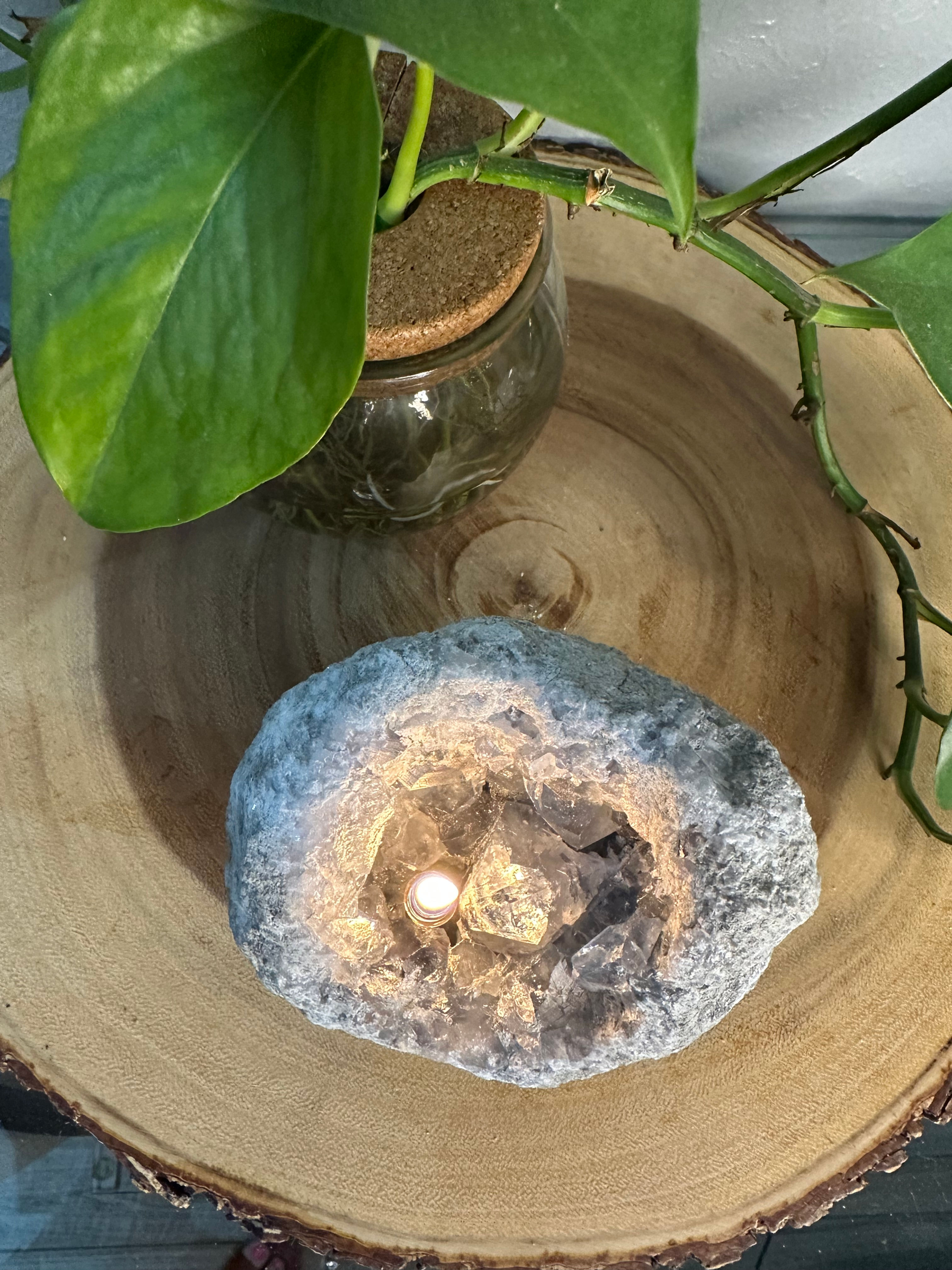 Celestite Oil Lamp
