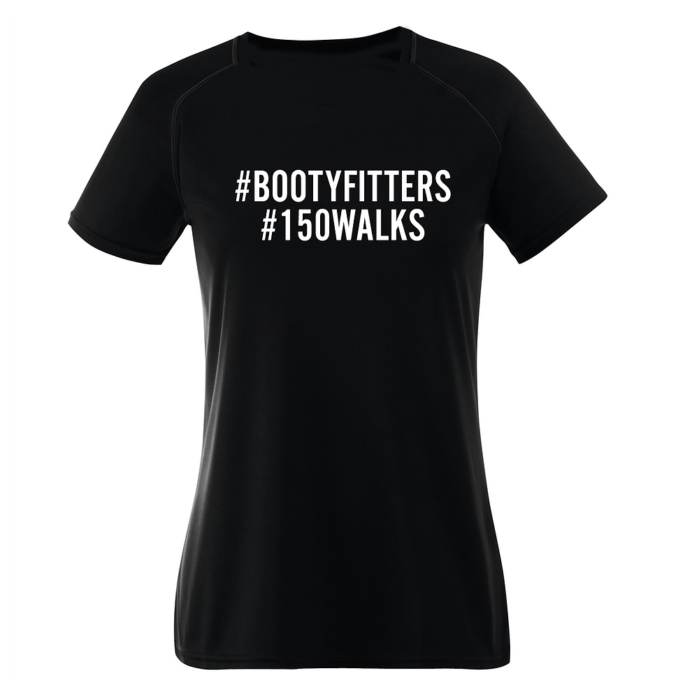 BootyFit #150WALKS T-Shirt (SS016)