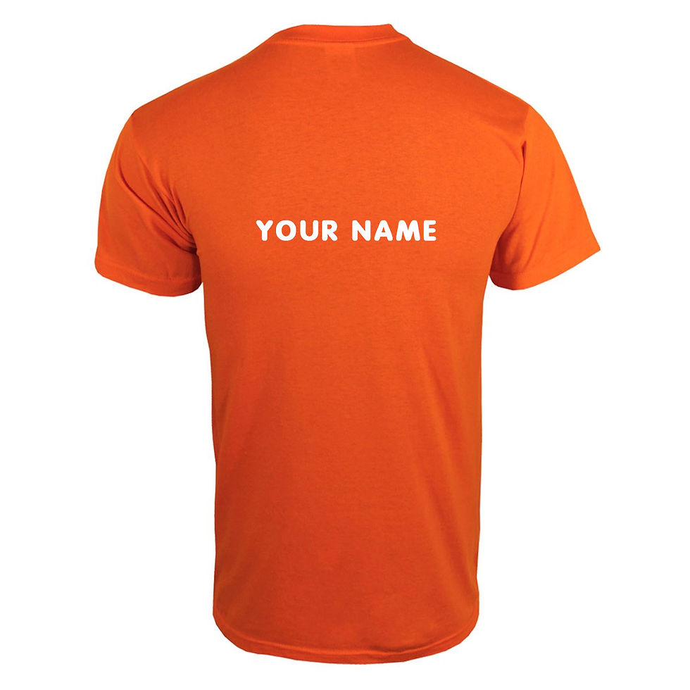 Thumbnail: Storm Ladies Personalised Performance T Shirt - Orange (JC005)
