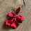 Küçük resim: Kırmızı Akrilik Çiçek Motif Küpe