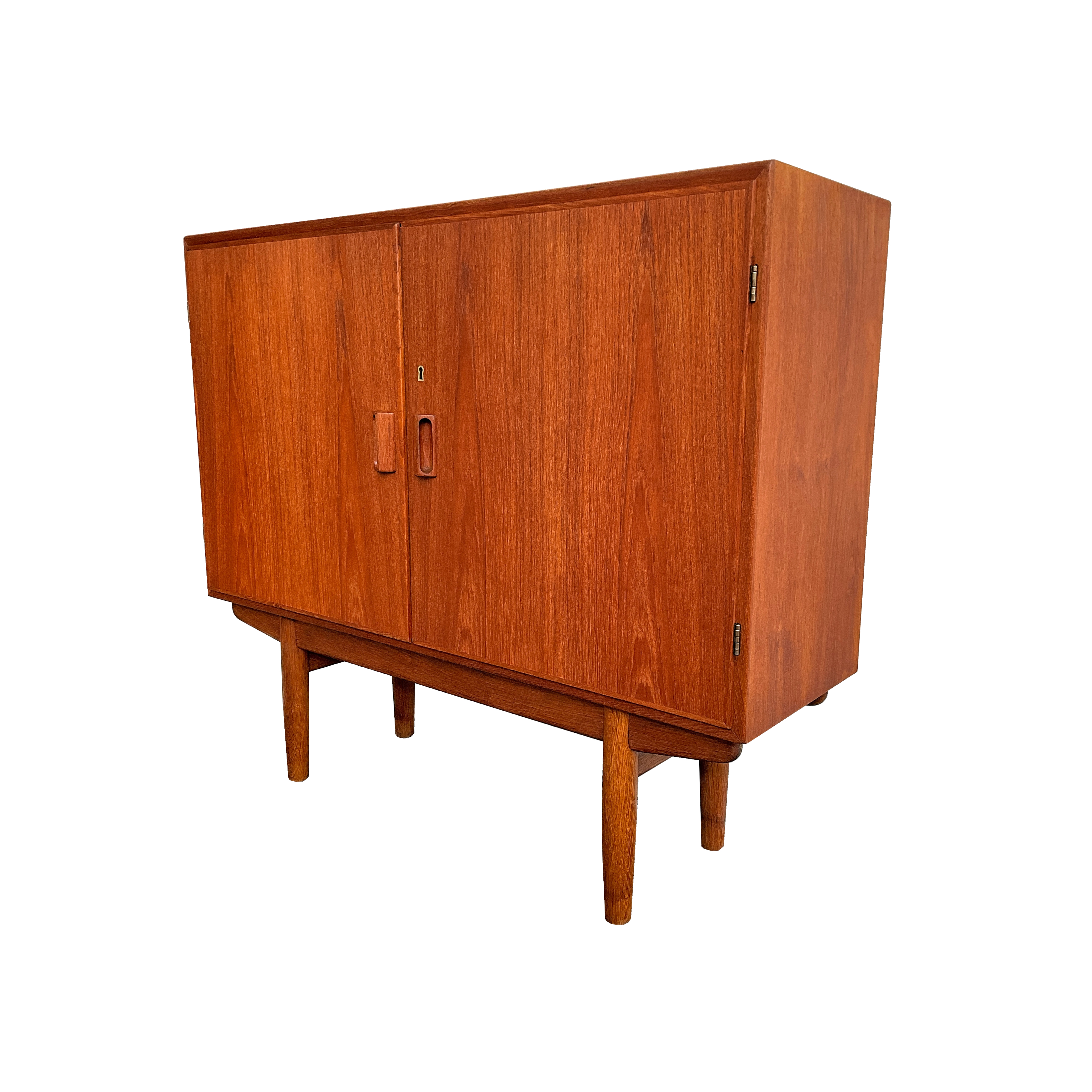 Petit buffet en teck est chêne'60s Børge Mogensen pour Søborg Møbler, Denmark