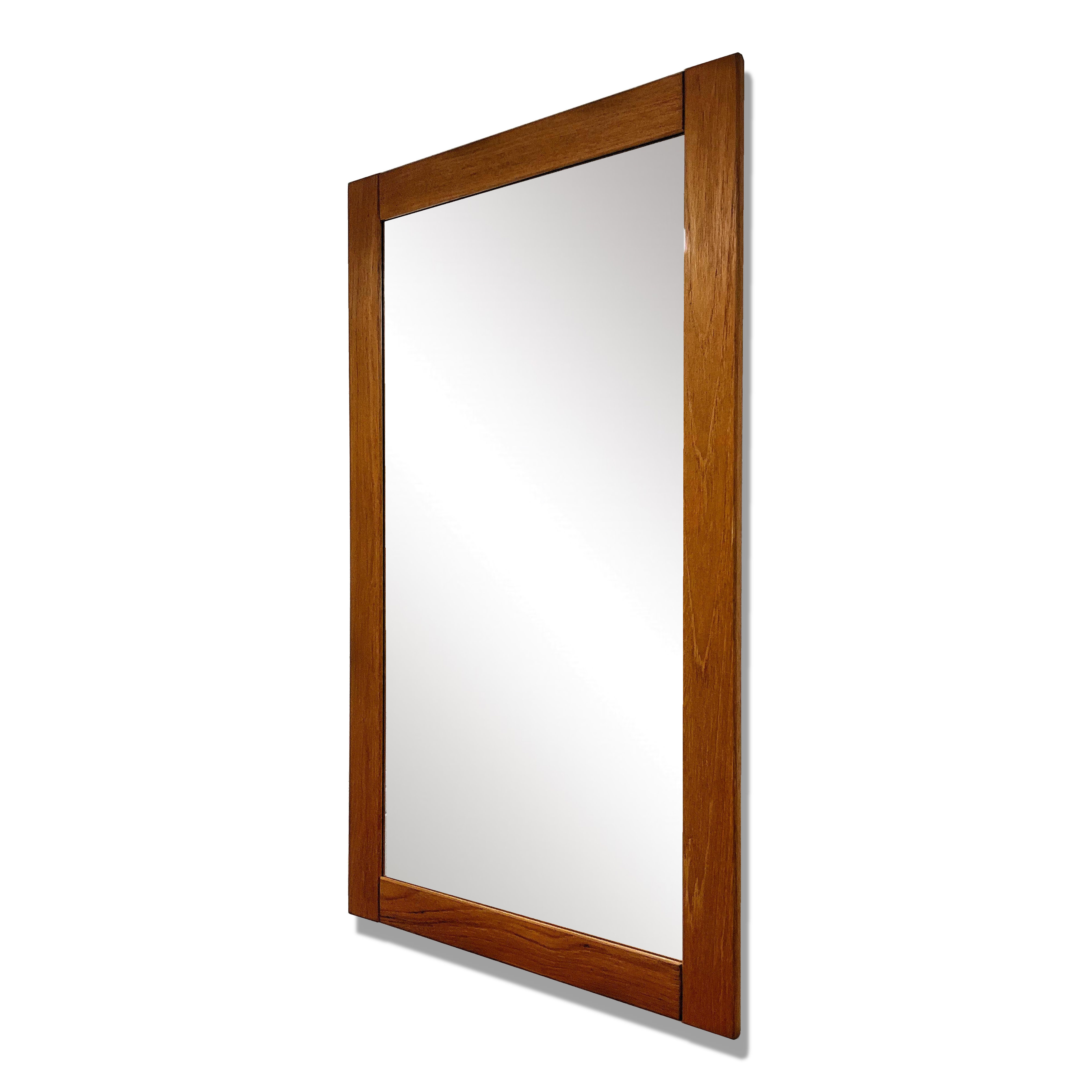 Miroir en teck '60s Denmark