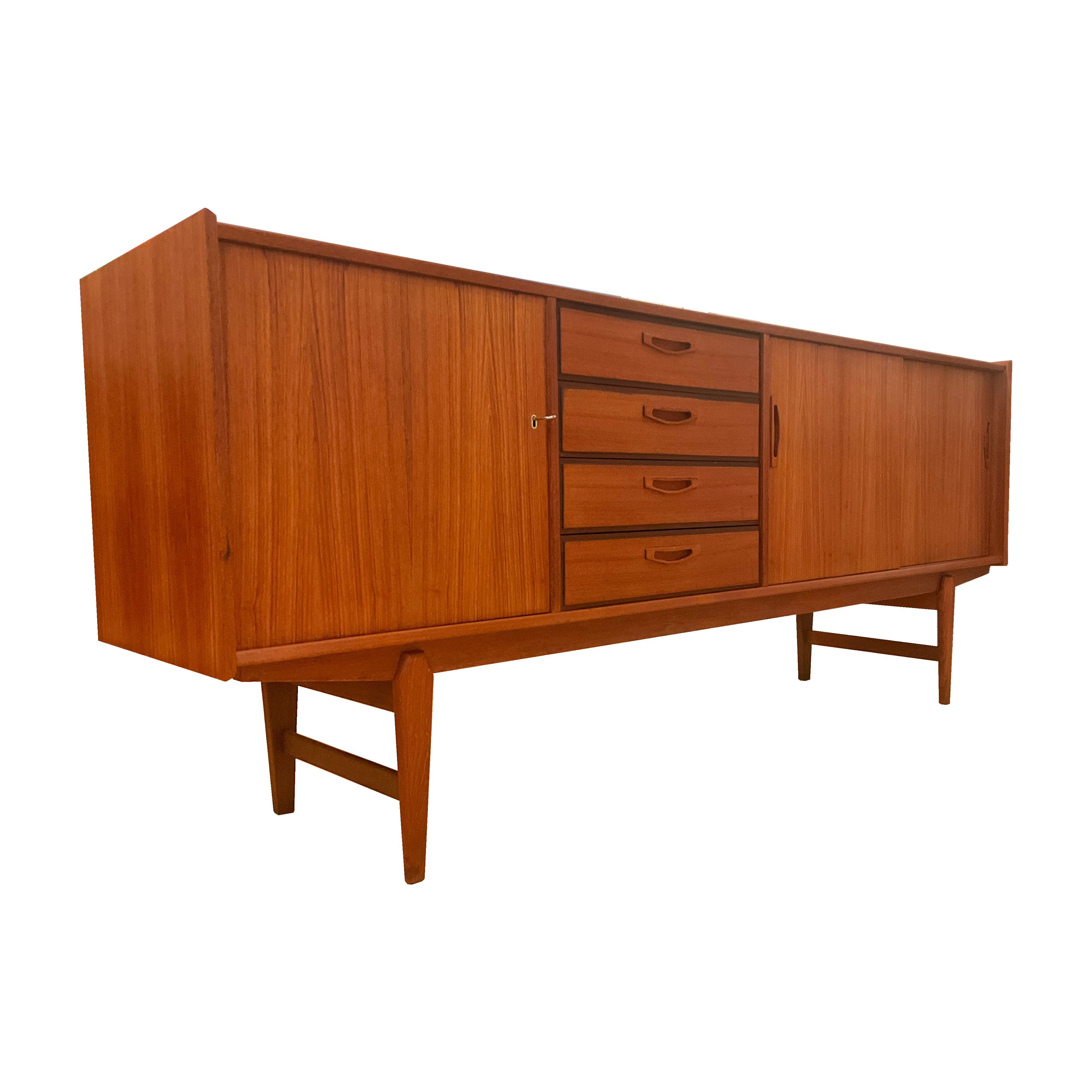 Buffet en teck '60s Modèle Rotterdam par O.M.L