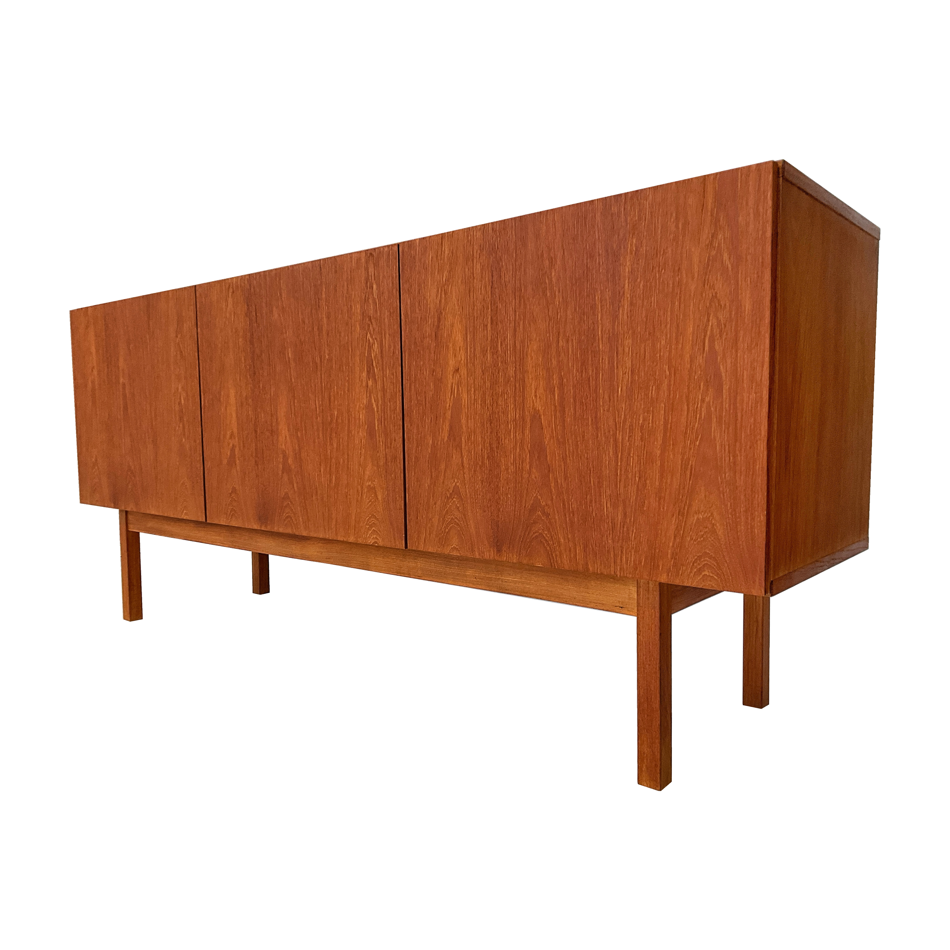 Buffet en teck '60s Ib-Kofod Larsen pour Faarup Møbelfabrik, Denmark