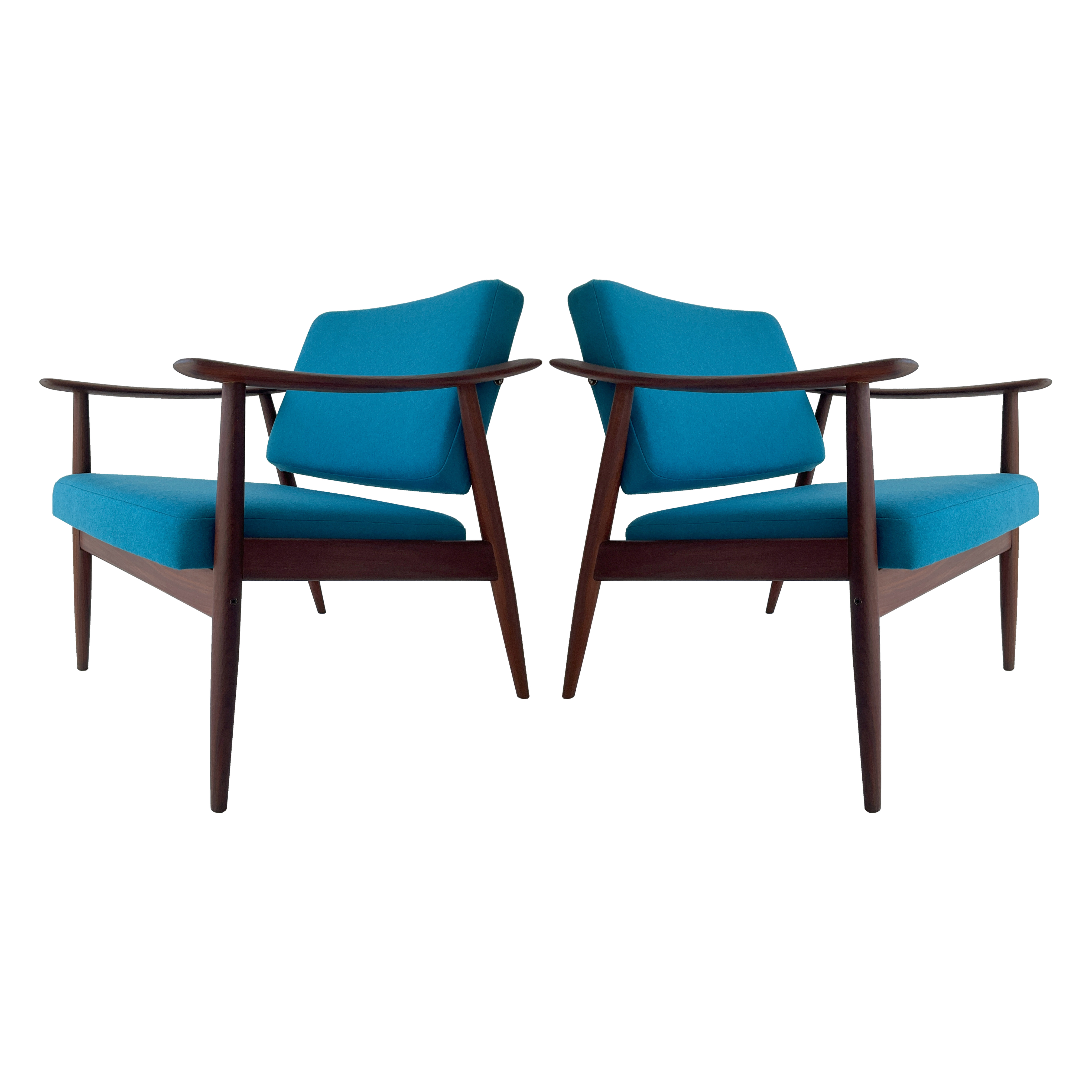 Paire de fauteuils en teck '60s modèle ENO par Torbjørn Afdal