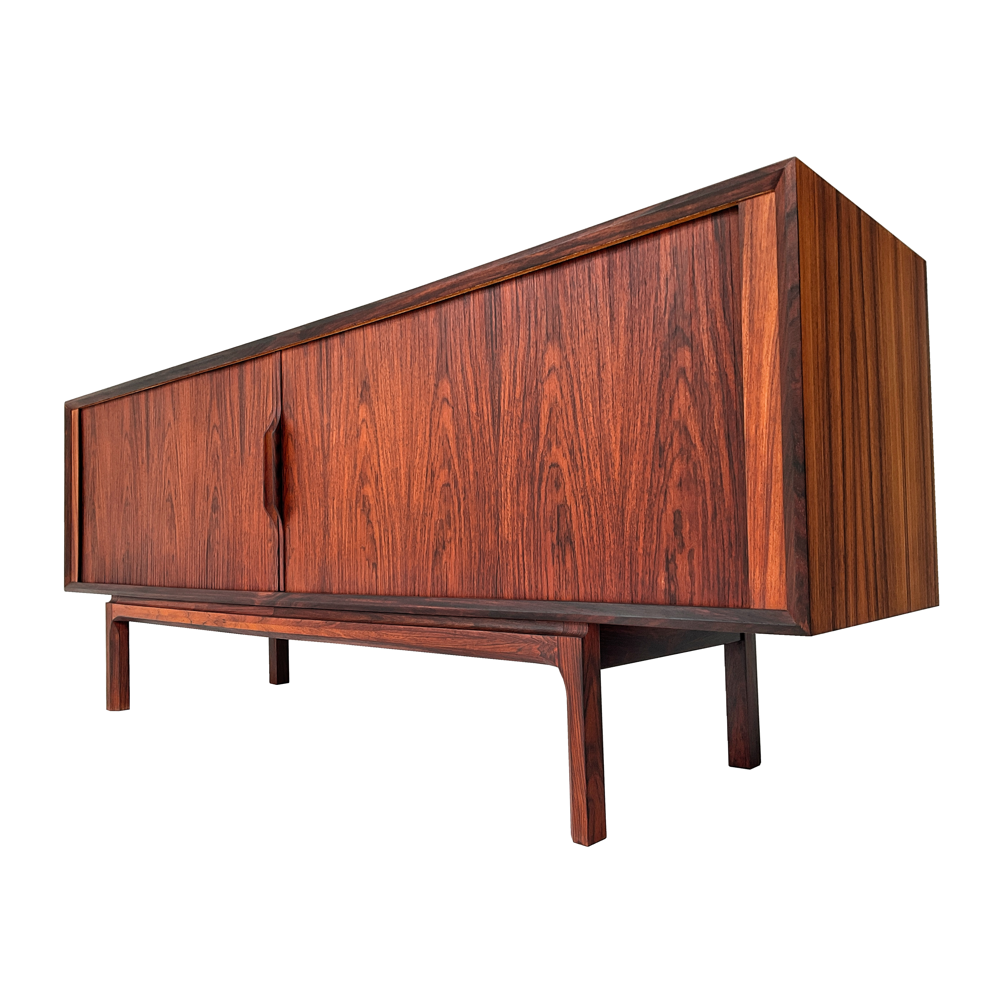 Buffet en bois rose '60s Svend Aage Larsen Rosewood pour Faarup Møbelfabrik, Denmark