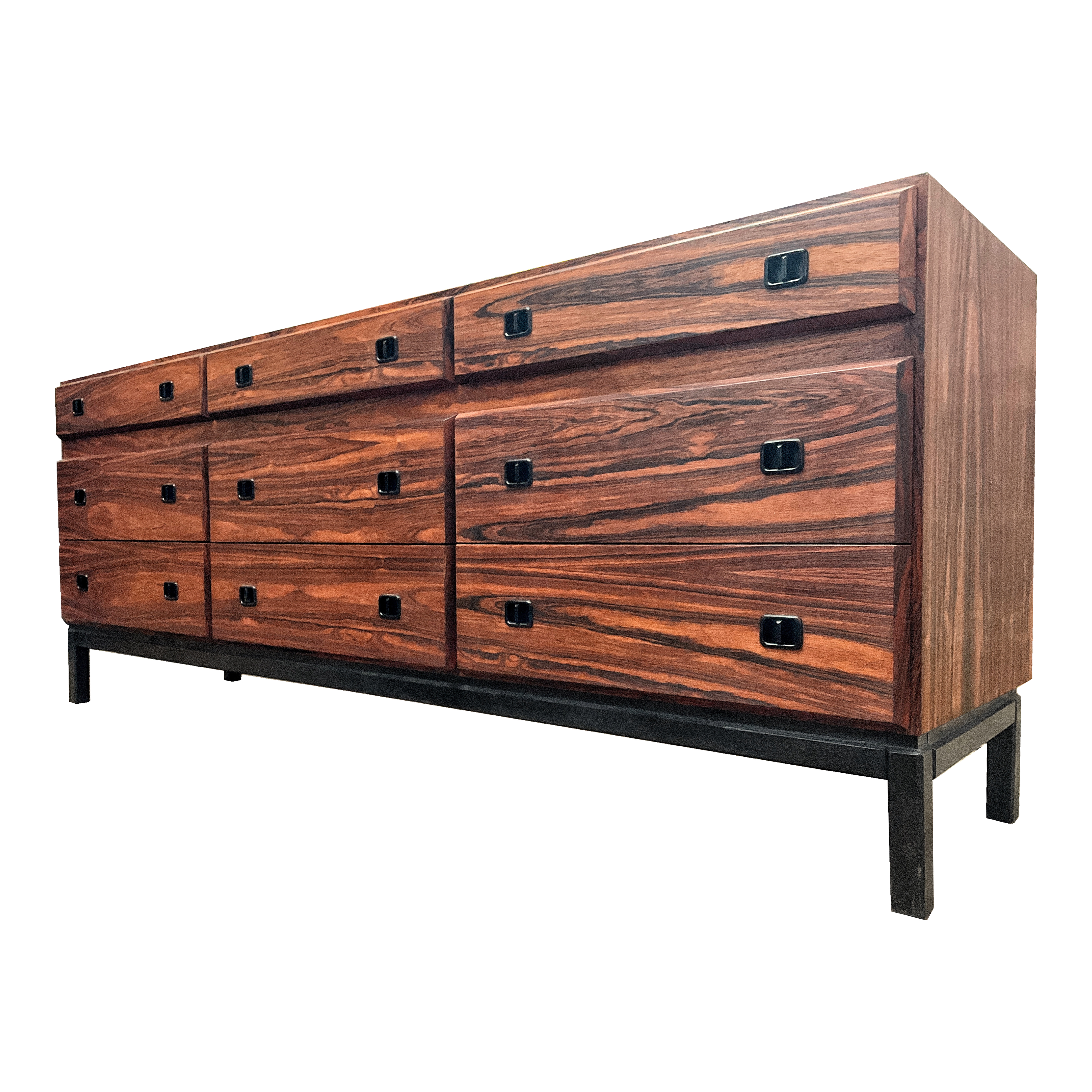 Commode en bois de rose '70s restaurée