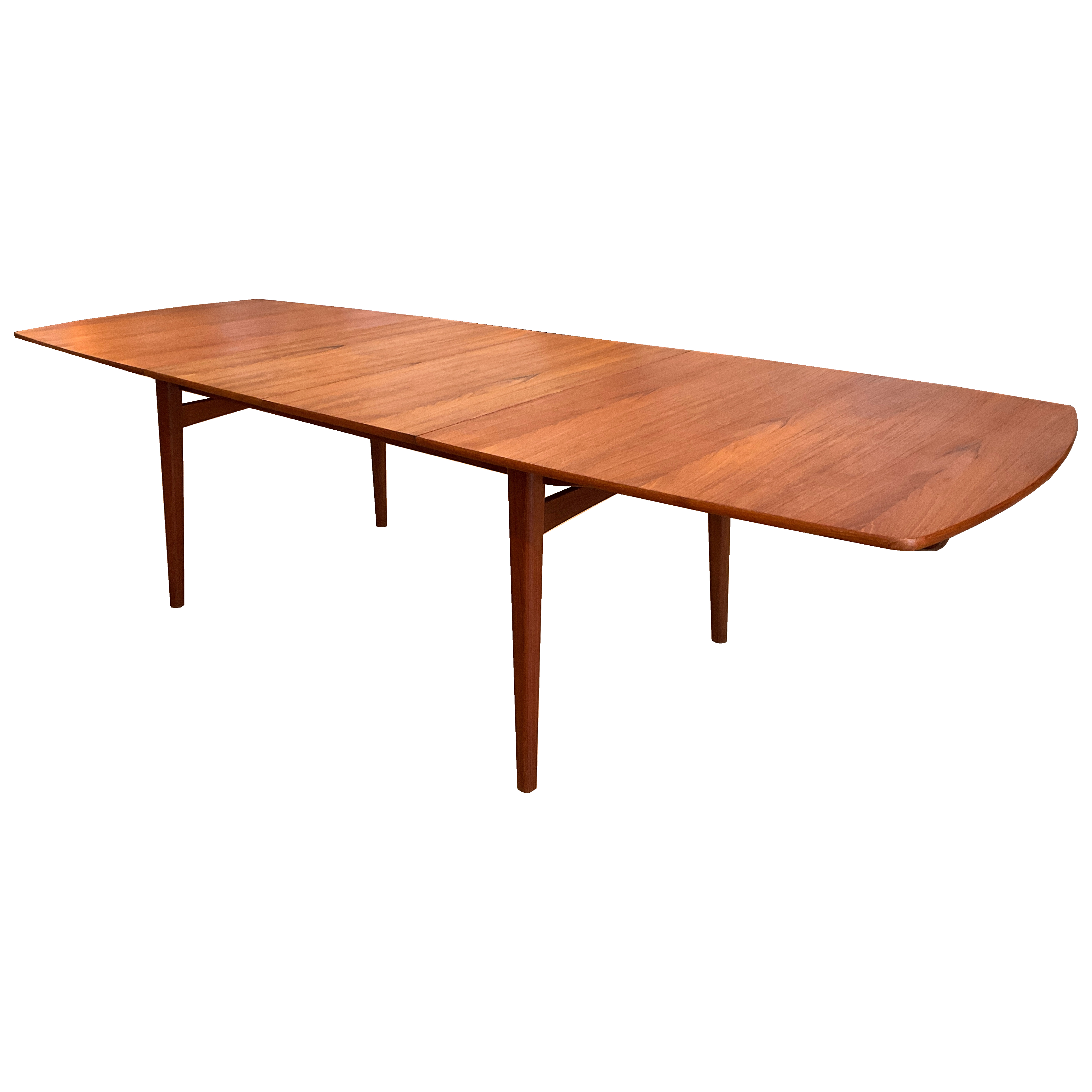 Table en teck '60s Arne Hovmand Olsen pour Mogens Kold, Denmark