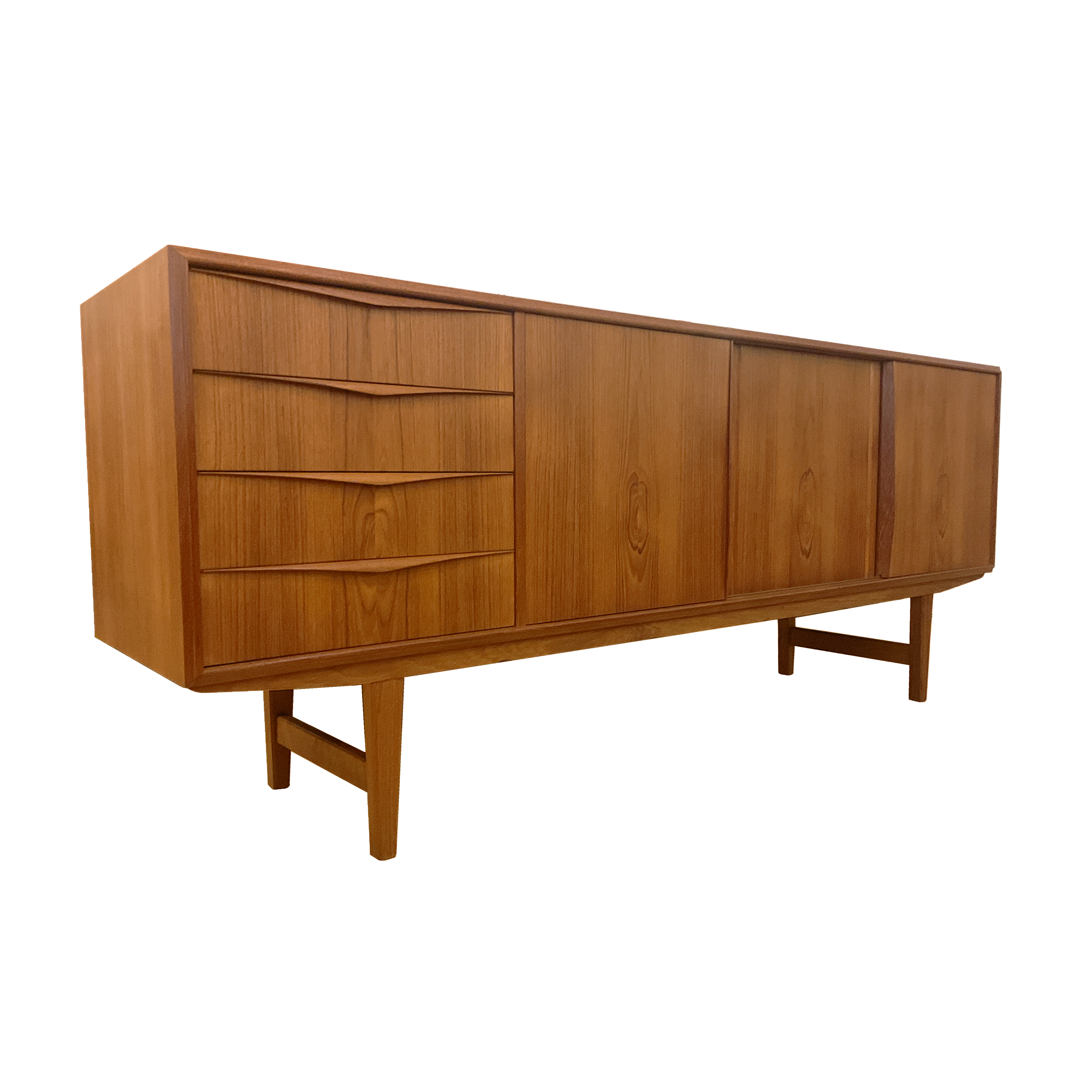 Buffet en teck '60s Design E.W. Bach pour Sejling Skabe, Denmark