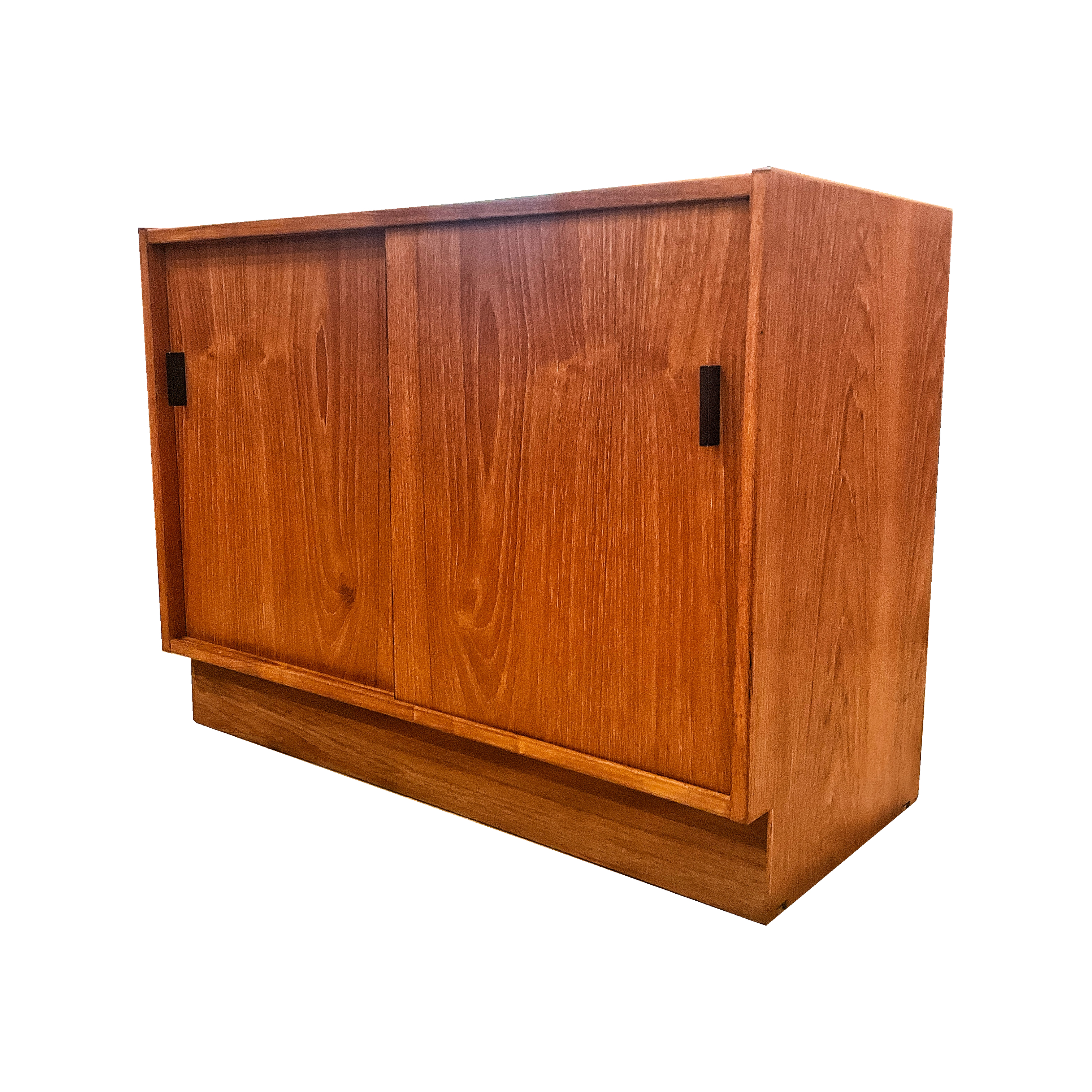 Petit buffet / rangement pour vinyles en teck '70s