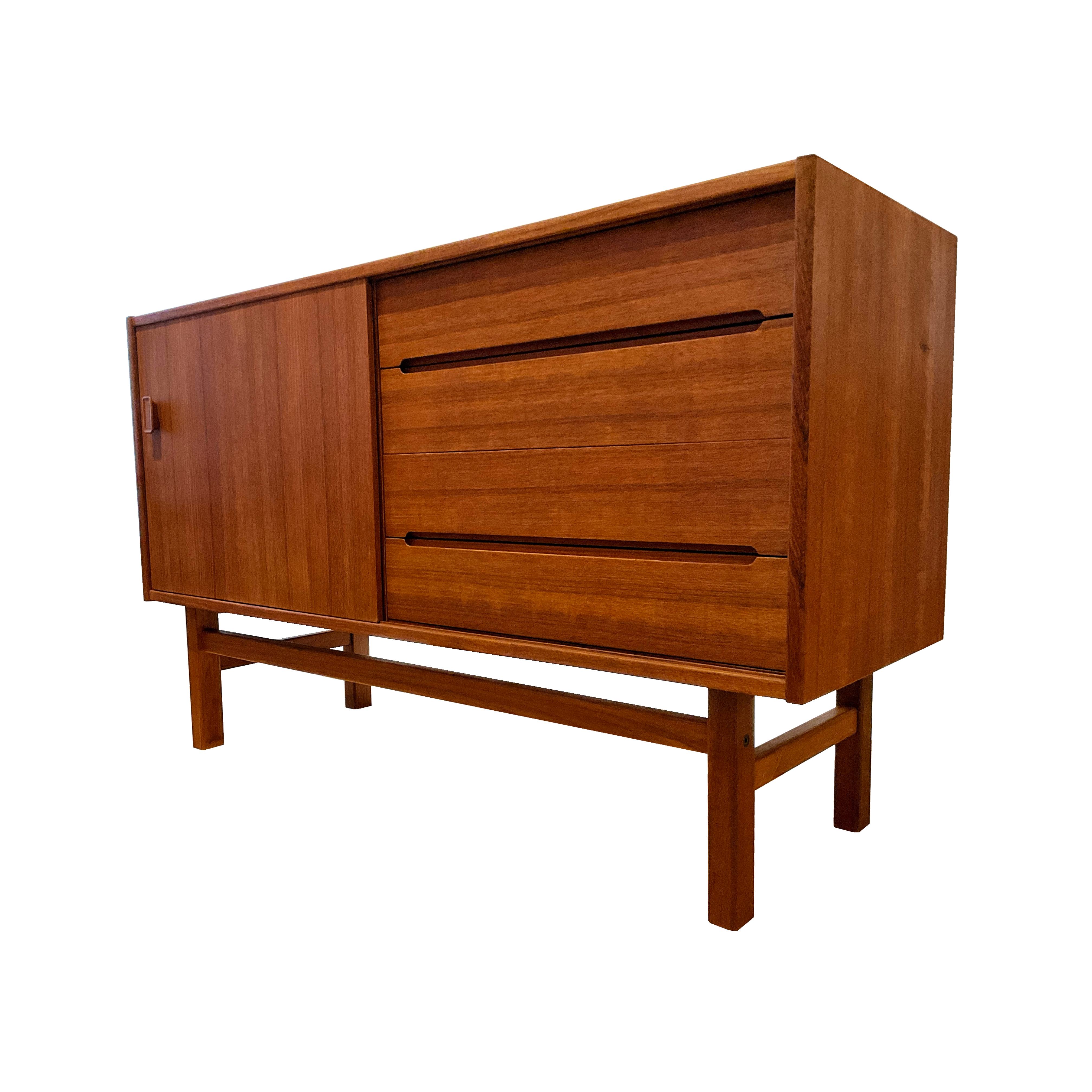 Buffet en teck '60s Modèle VIKEN par Nils Jonsson pour Troeds, Sweden