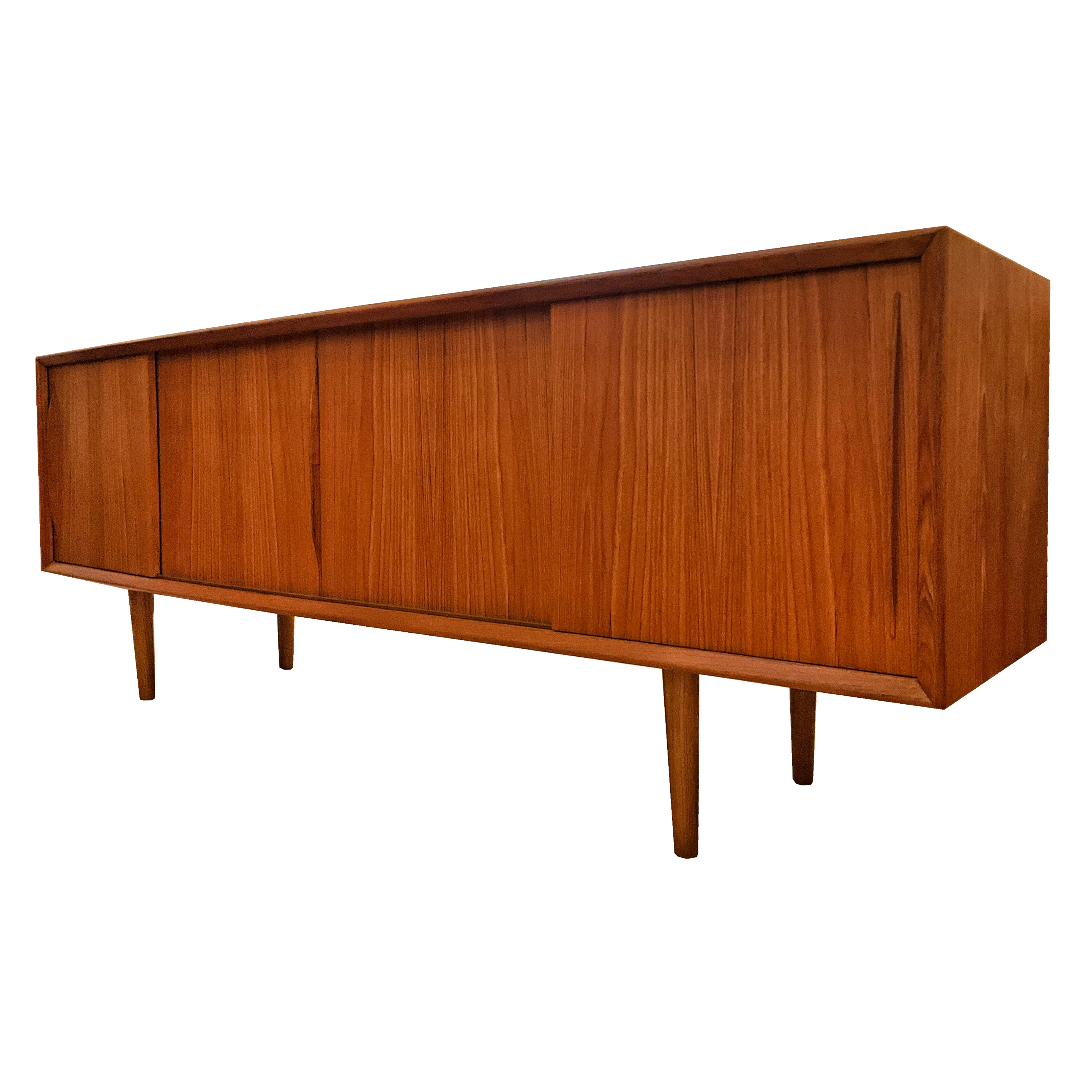 Buffet en teck '60s H.P. Hansen pour Akho Møbler, Denmark